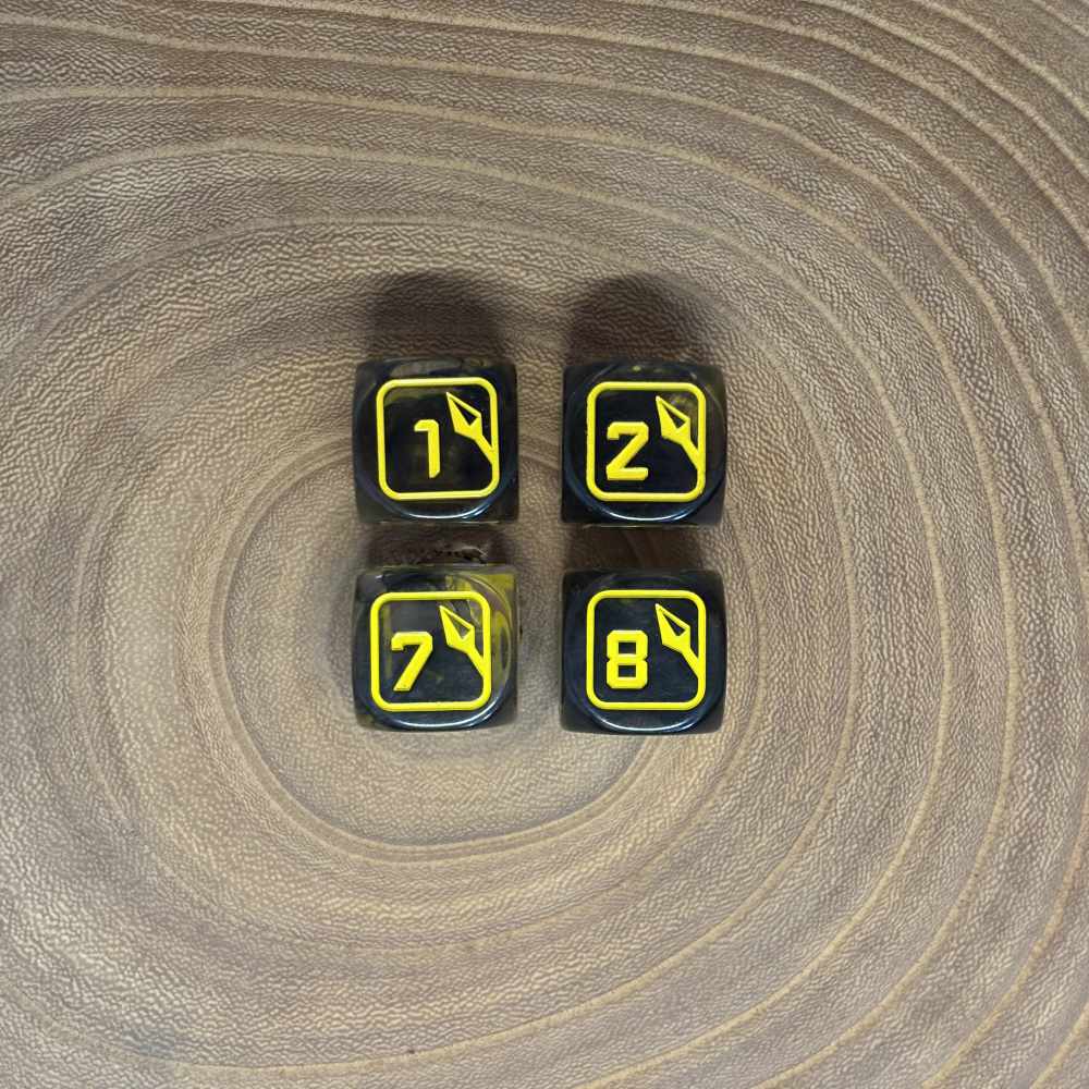 2 | 2 ATK Dice Set of 4