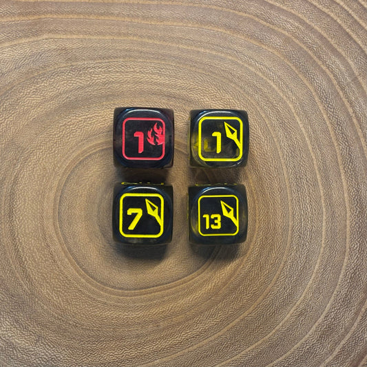 DMG dice set of 4