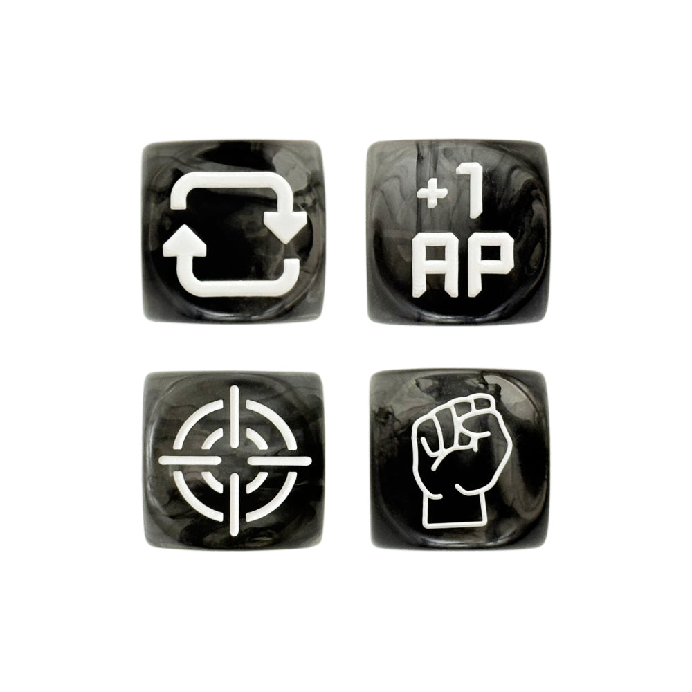 Status Würfel 4er Set