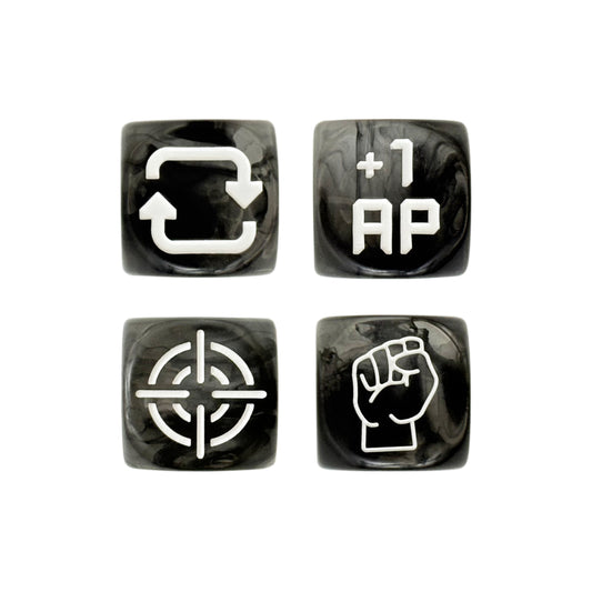 Status Würfel 4er Set