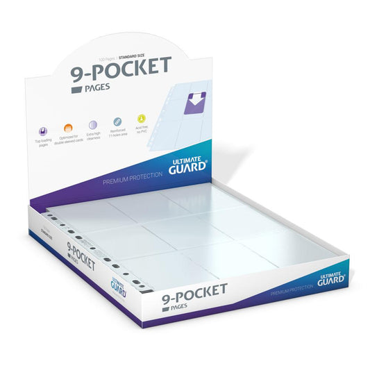 Ultimate Guard folderpages 9-Pocket Pages (100 Stk.)